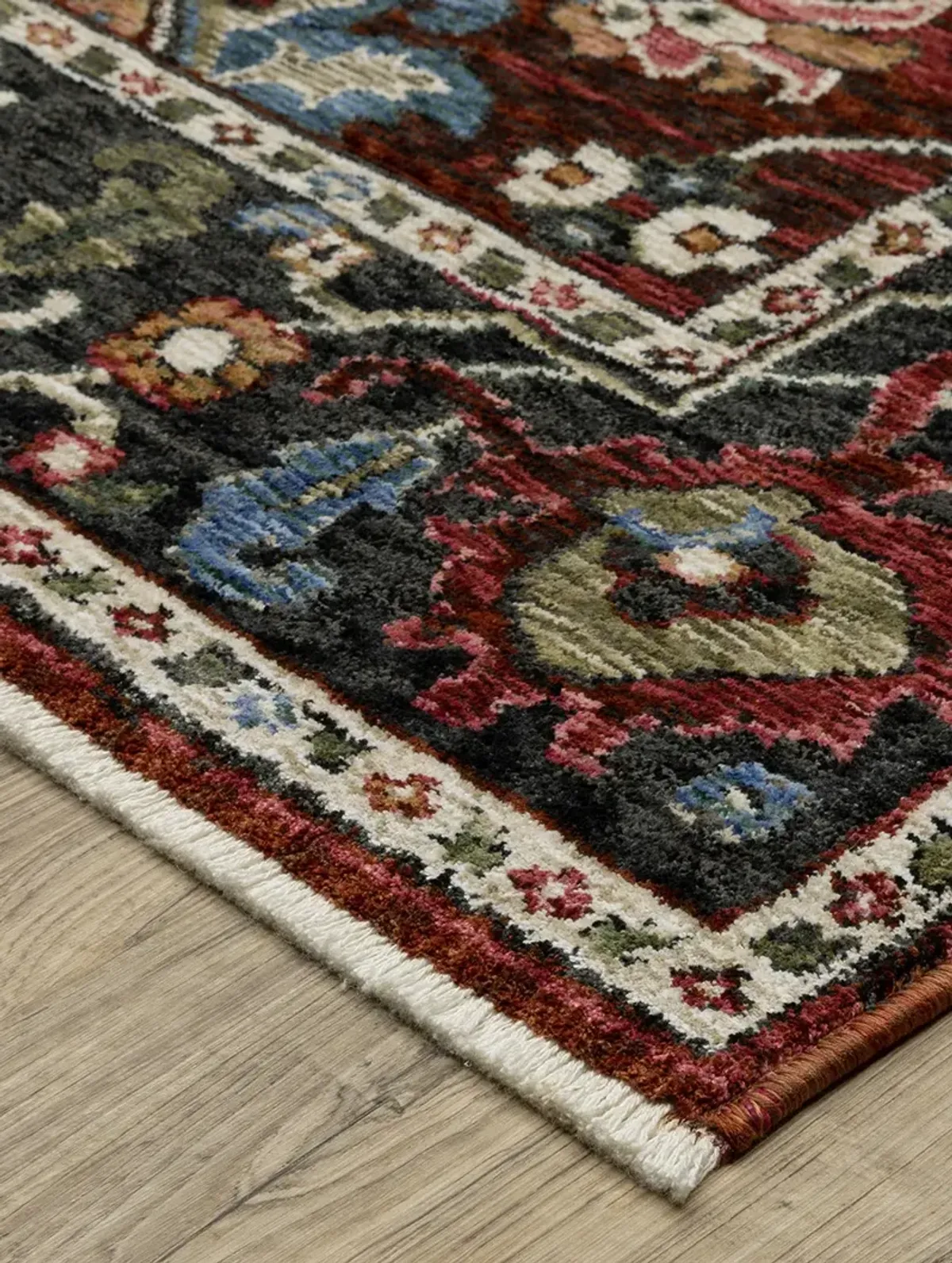 Hastings 3'10" x 5'5" Red Rug