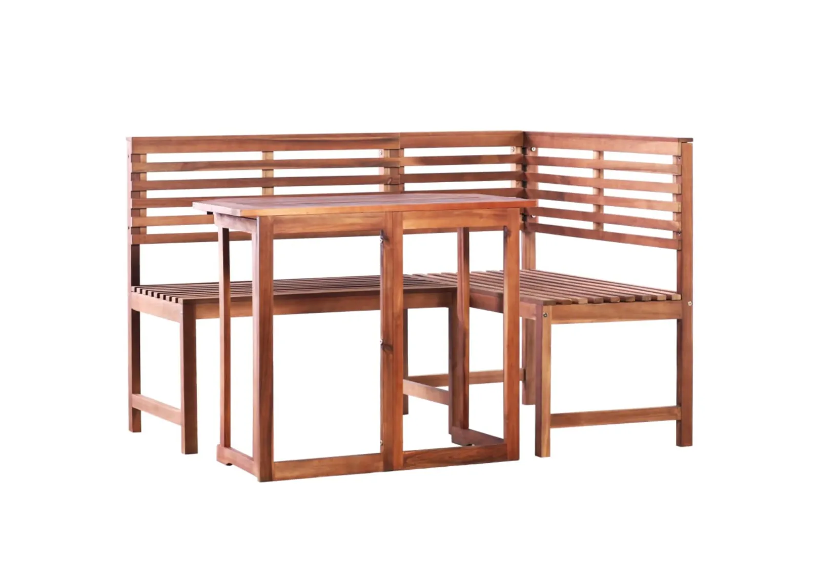 vidaXL 2 Piece Bistro Set Solid Acacia Wood