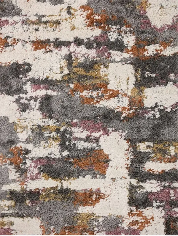 Levitt Shag Grey/Multi 9'3" x 13' Area Rug