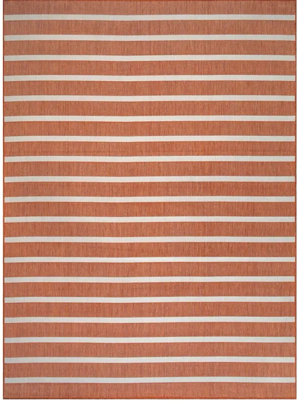 Positano POS03 Terracotta/Ivory 8' x 10' Rug