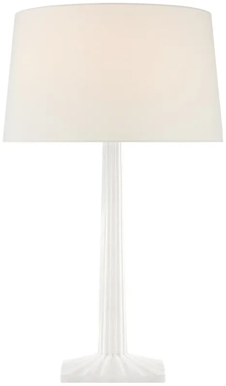 Strie Fluted Column Table Lamp