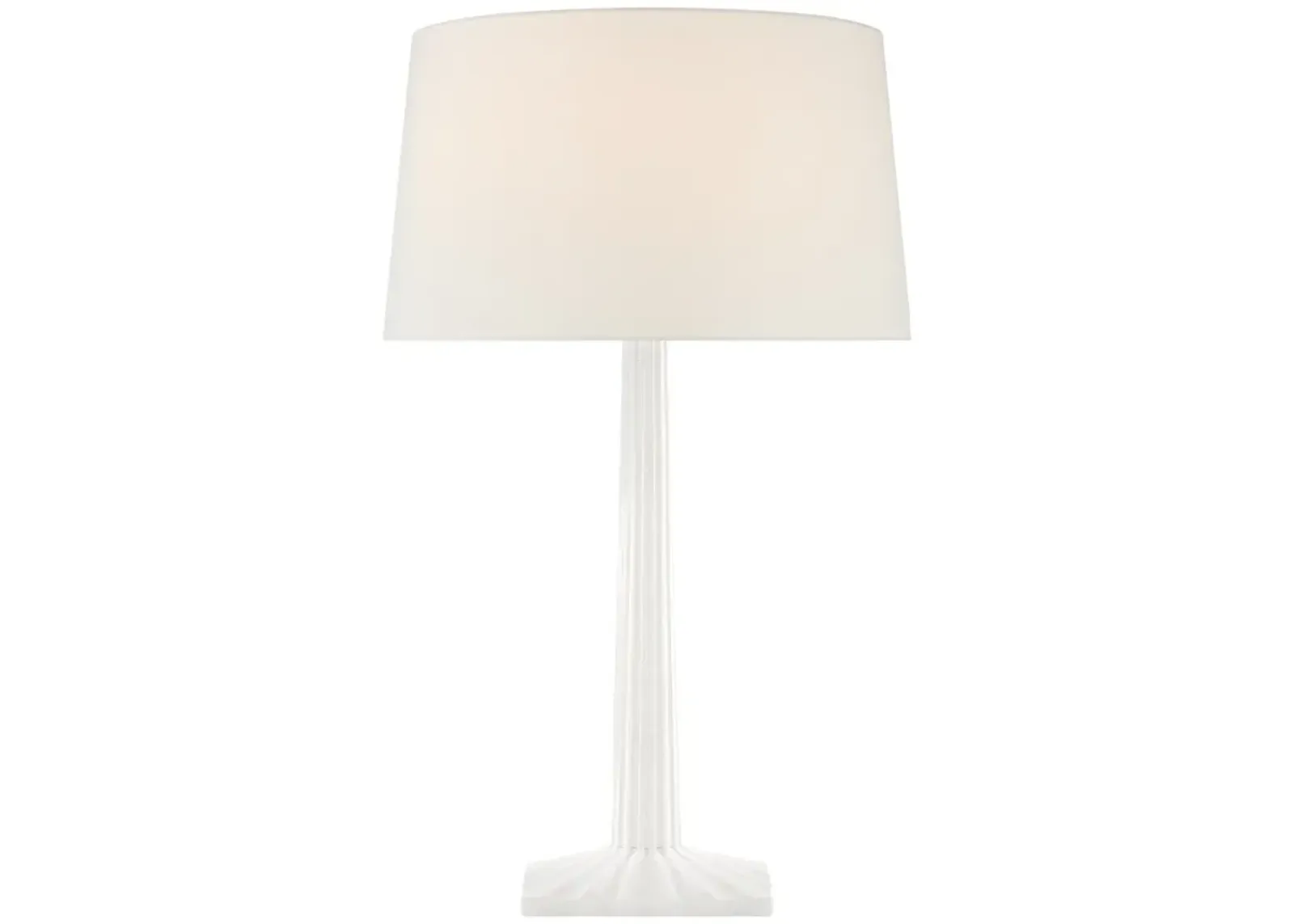 Strie Fluted Column Table Lamp