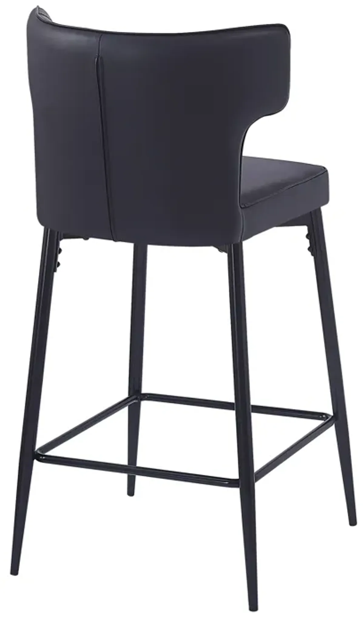 Merax Modern PU Leather Upholstered Bar Stools 2 Pieces