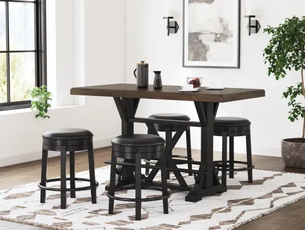 Valebeck 5-Piece Counter Dining Set