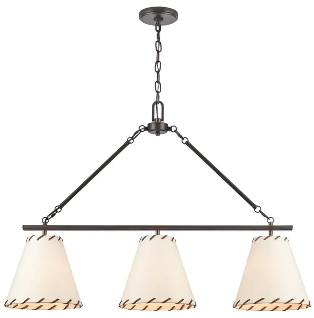 Marion 36"Wide 3-Lt Chandelier