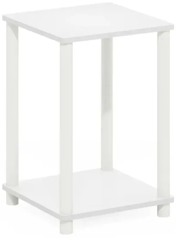 Turn-N-Tube Haydn End Table, White