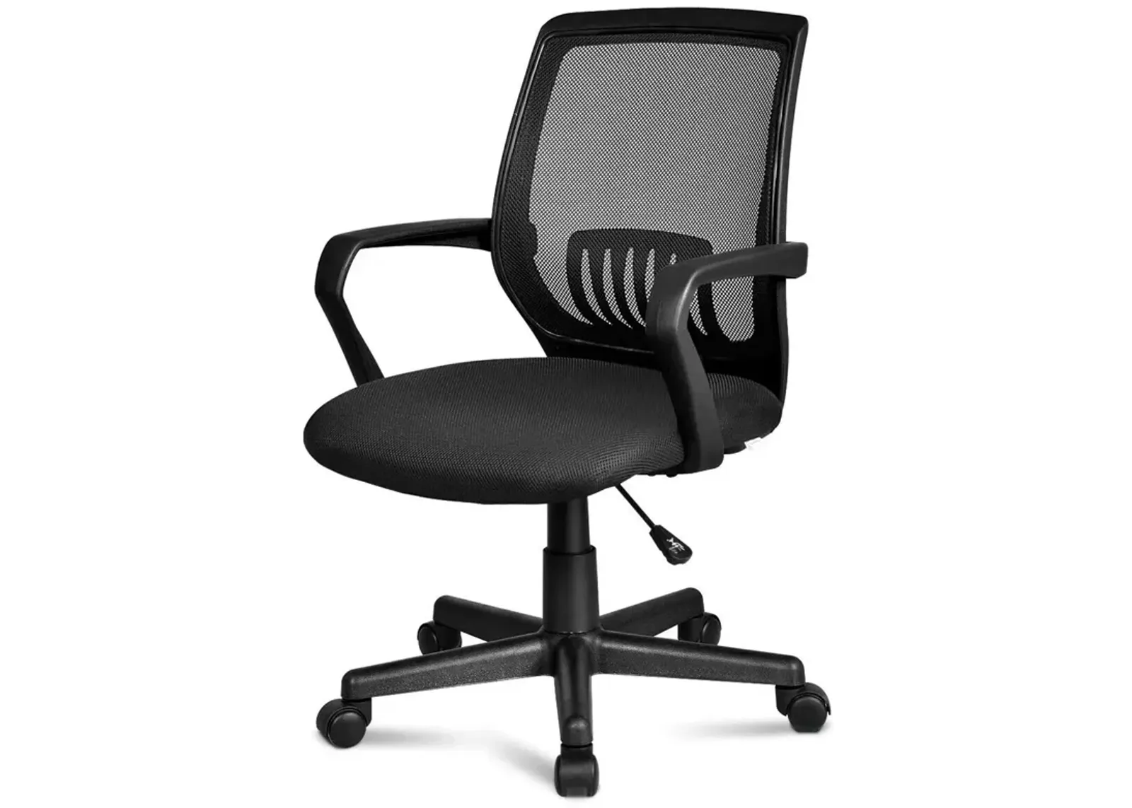 Lumbar Support Adjustable Rolling Swivel  Mesh Office Chair