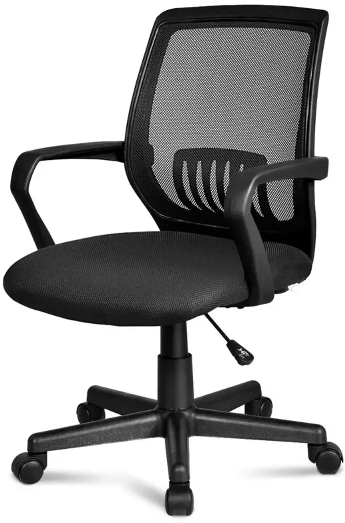 Lumbar Support Adjustable Rolling Swivel  Mesh Office Chair