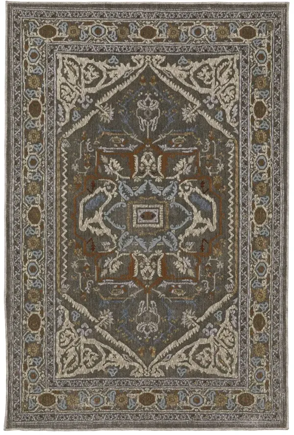 Ellington 6'7" x 9'6" Grey Rug