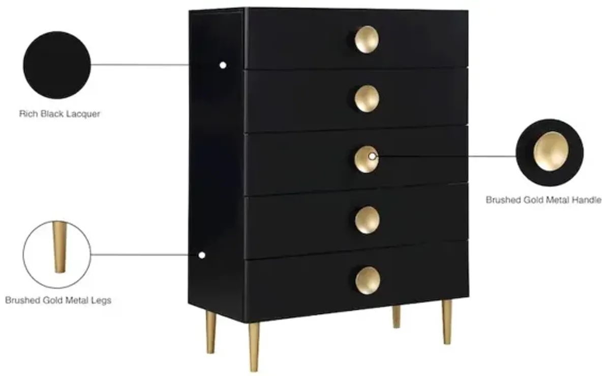 Meridian Furniture Zayne Black Chest