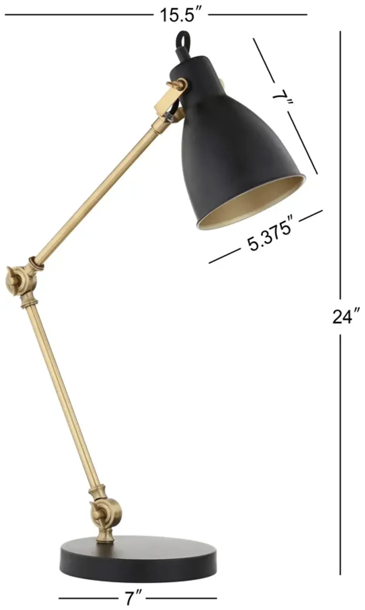 Barnes LED Metal Task Lamp