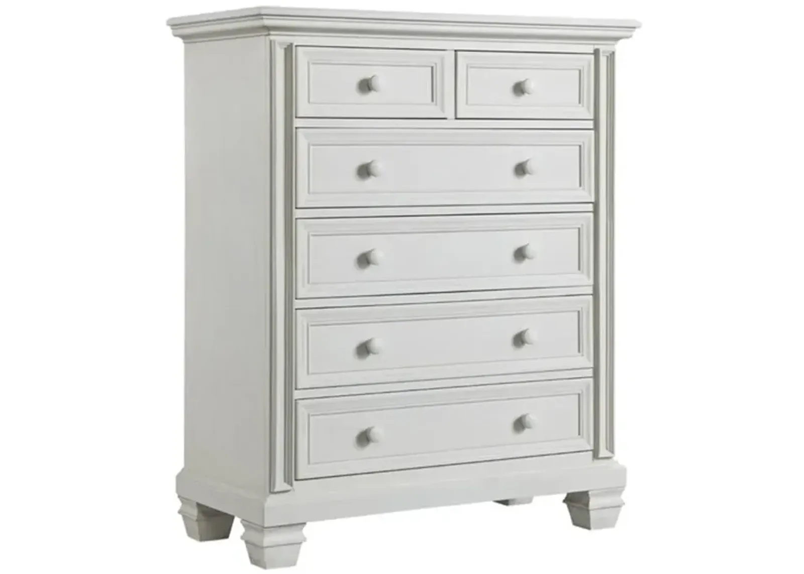 Soho Baby Richmond 6 Dr Chest Oyster White