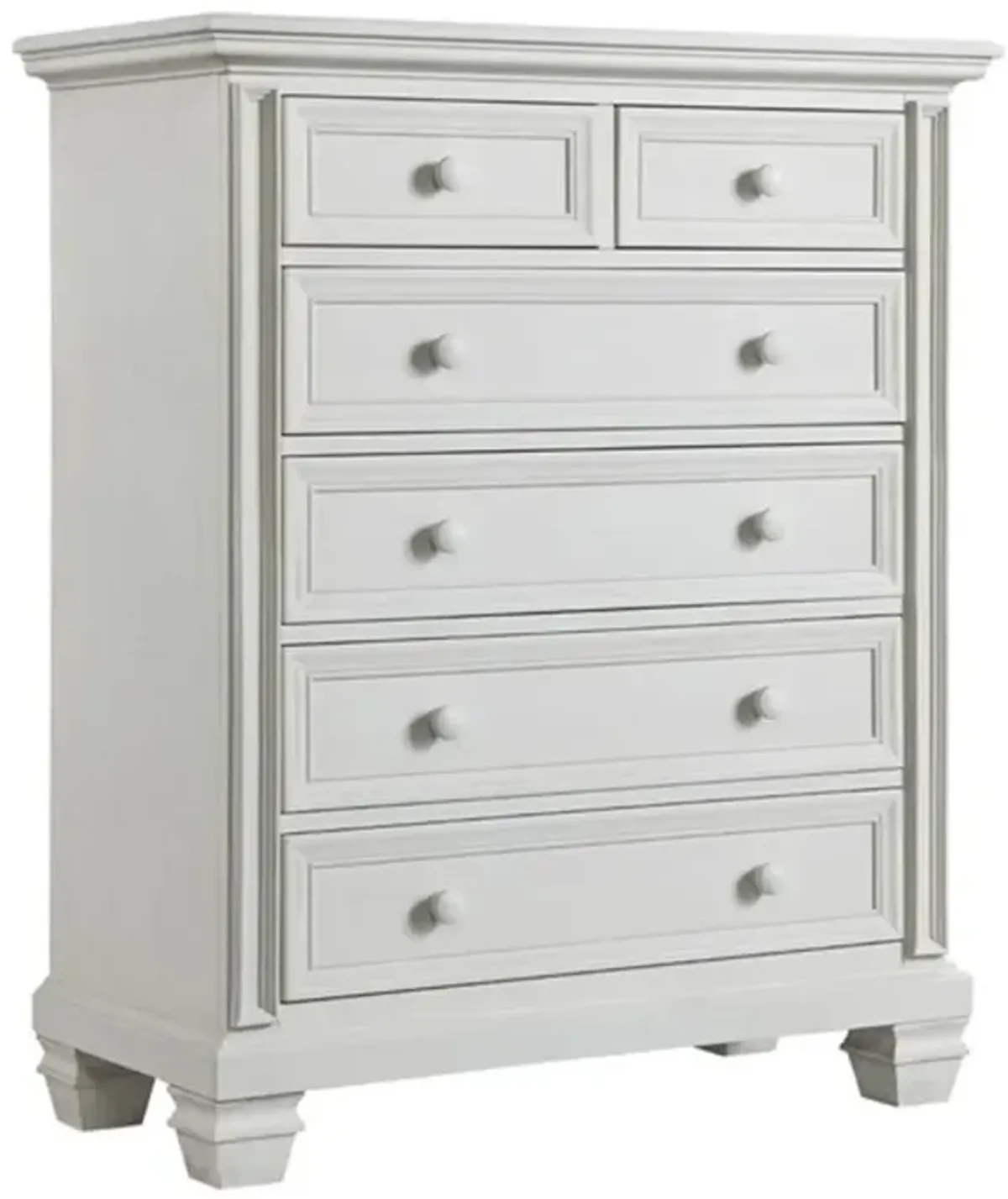 Soho Baby Richmond 6 Dr Chest Oyster White