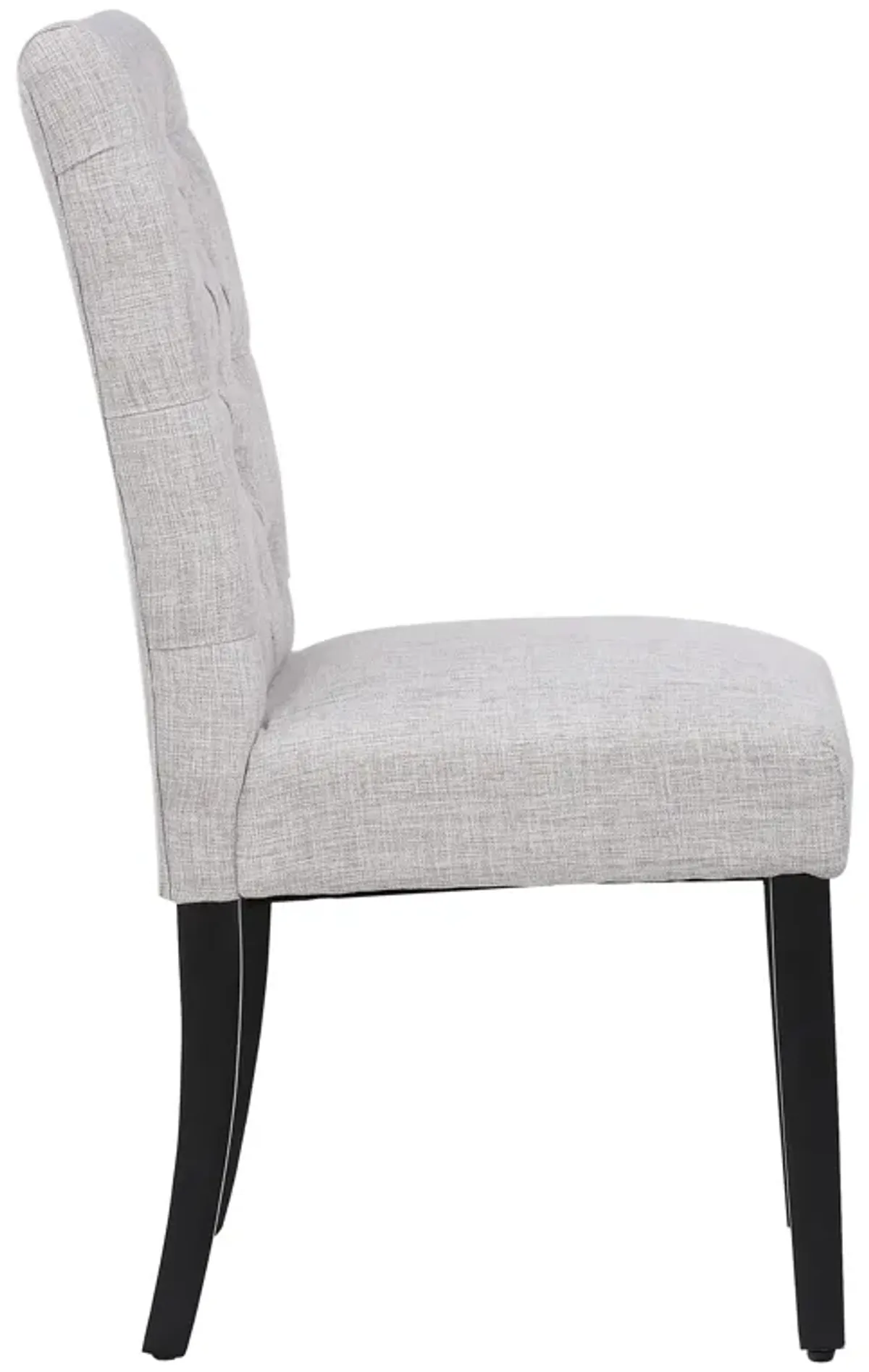 WestinTrends Upholstered Button Tufted Dining Chair