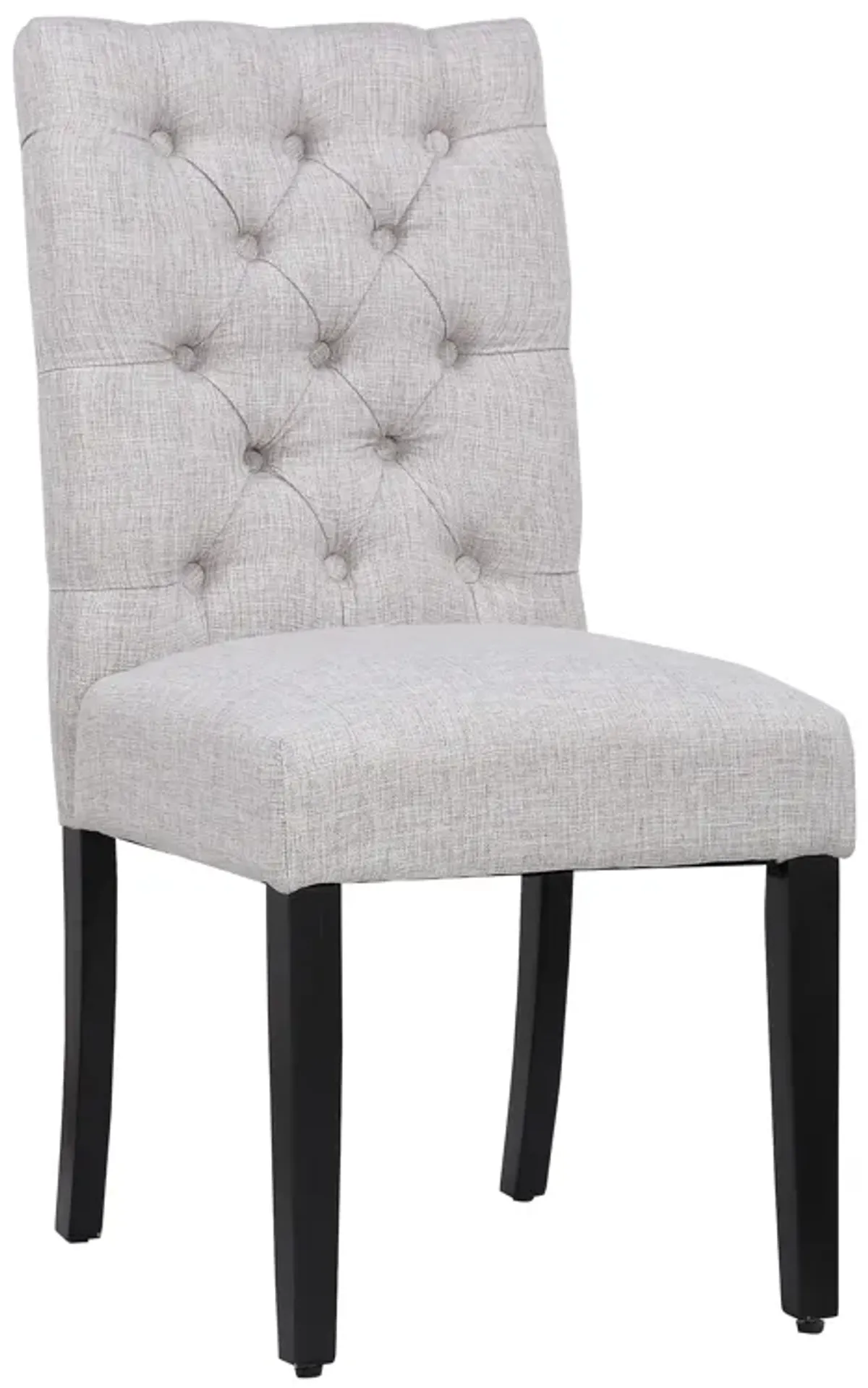 WestinTrends Upholstered Button Tufted Dining Chair