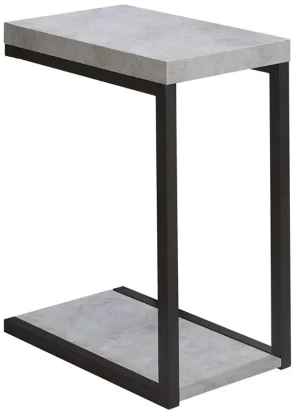 Beck Accent Table Cement and Black