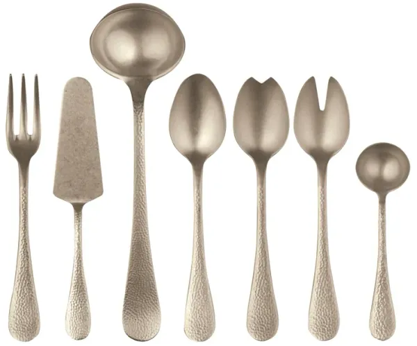 Epoque 7-Piece Serving Set in Pewter Champagne