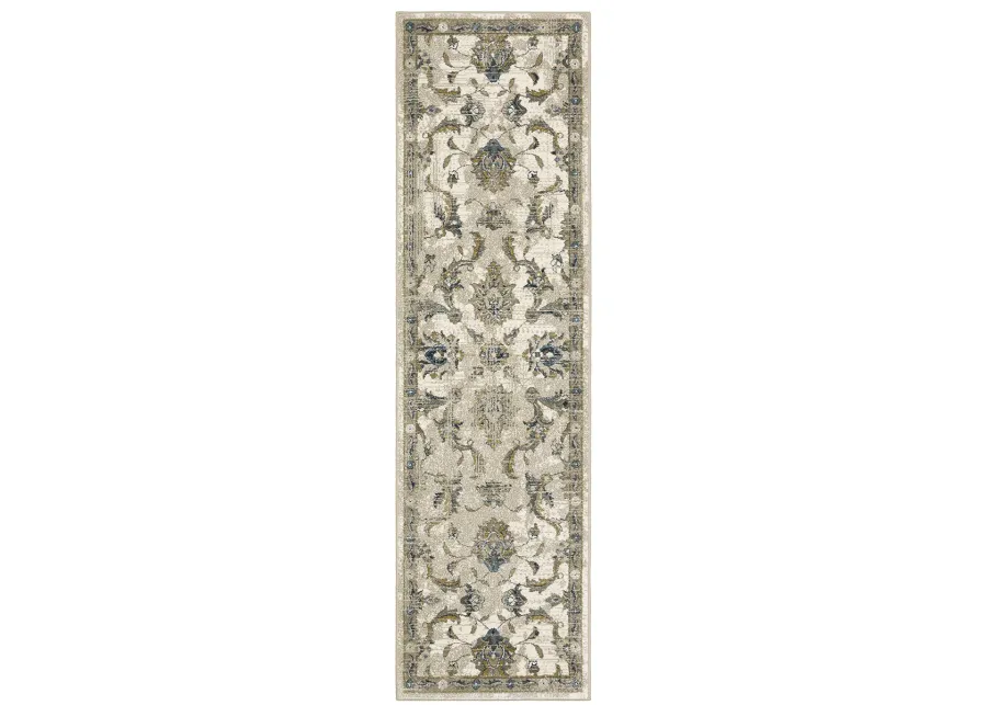 Venice 2'3" x 7'6" Beige Rug