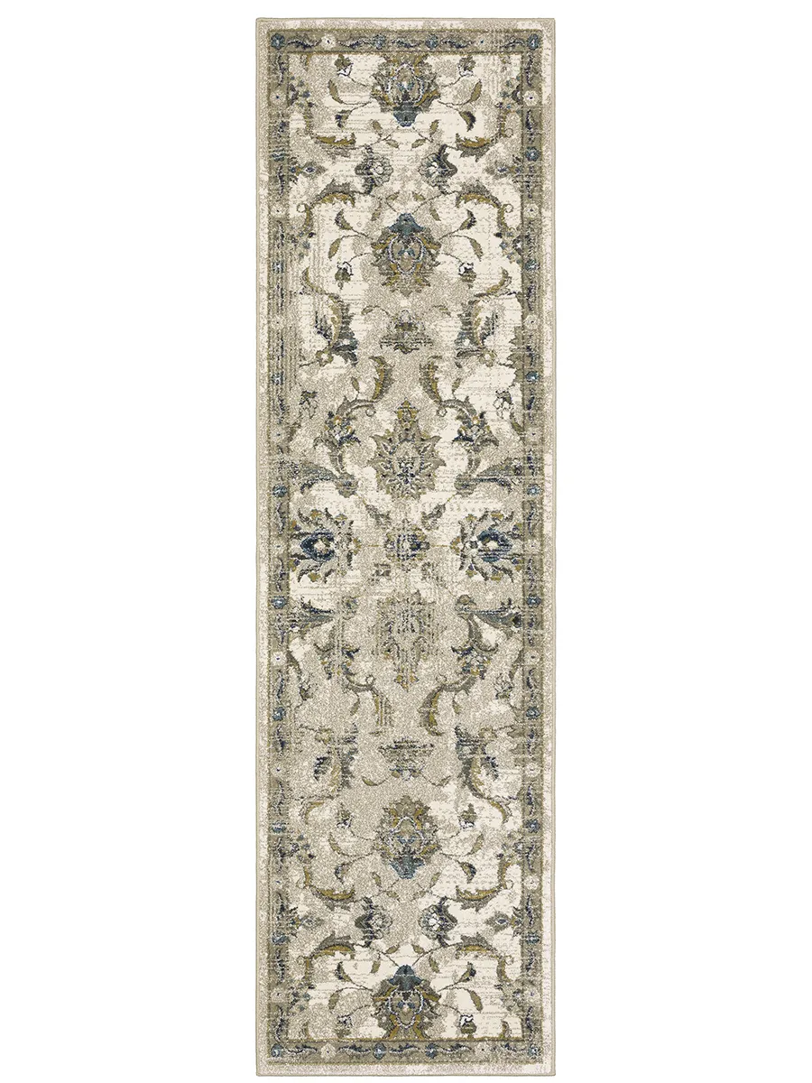 Venice 2'3" x 7'6" Beige Rug