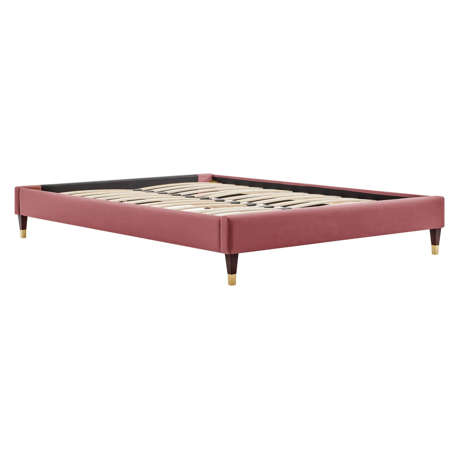 Modway - Harlow King Performance Velvet Platform Bed Frame