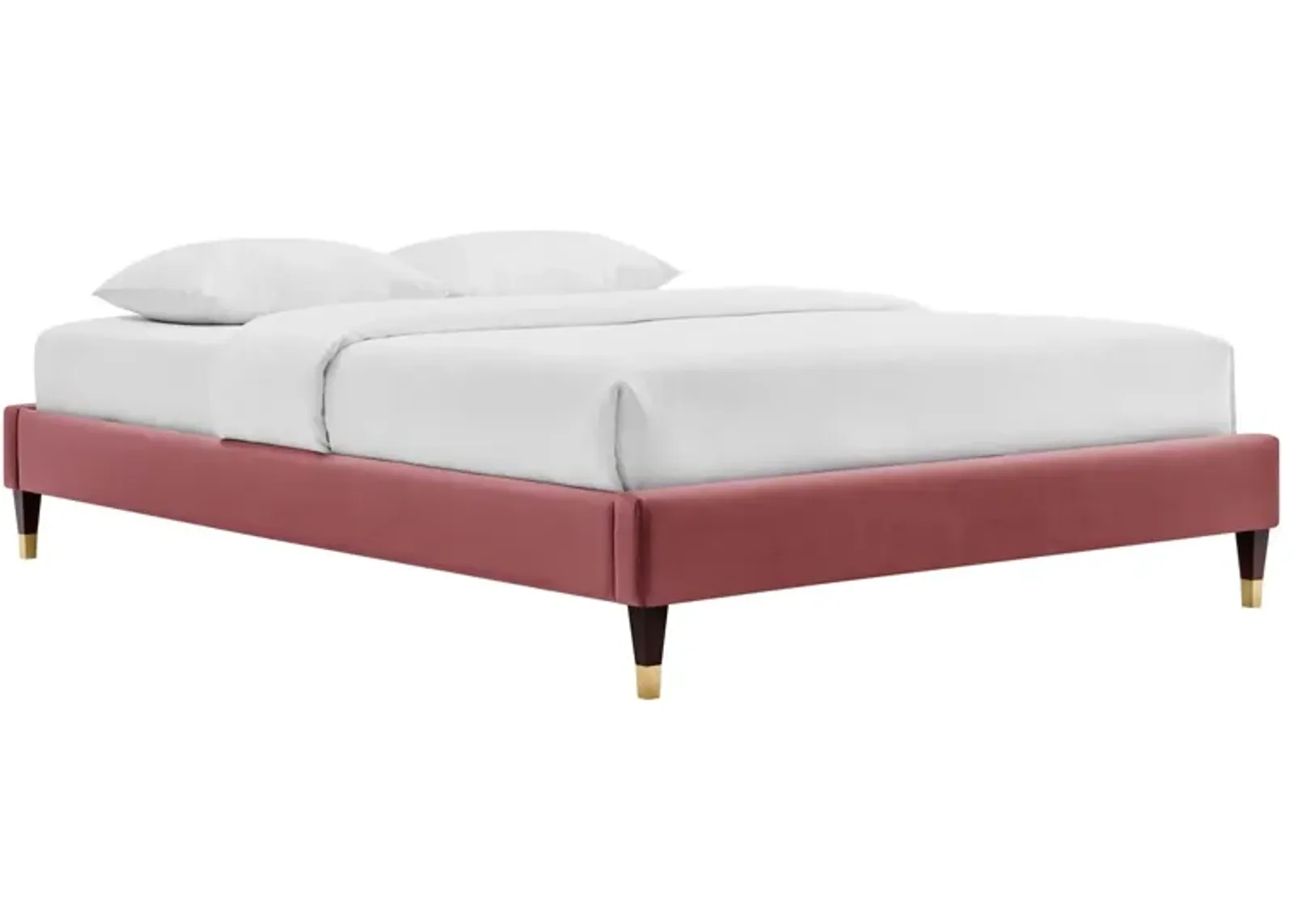 Modway - Harlow King Performance Velvet Platform Bed Frame