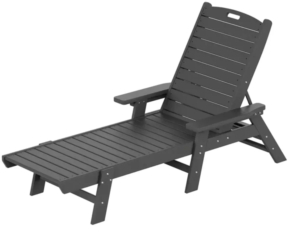 WestinTrends Adirondack Outdoor Chaise Lounge