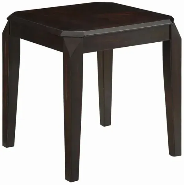 Baylor Square End Table Walnut