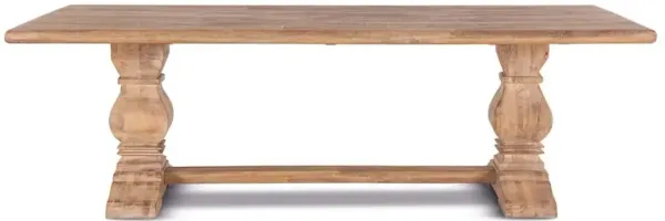 World Interiors Pengrove 108-Inch Rectangle Mango Wood Dining Table in Antique Oak Finish