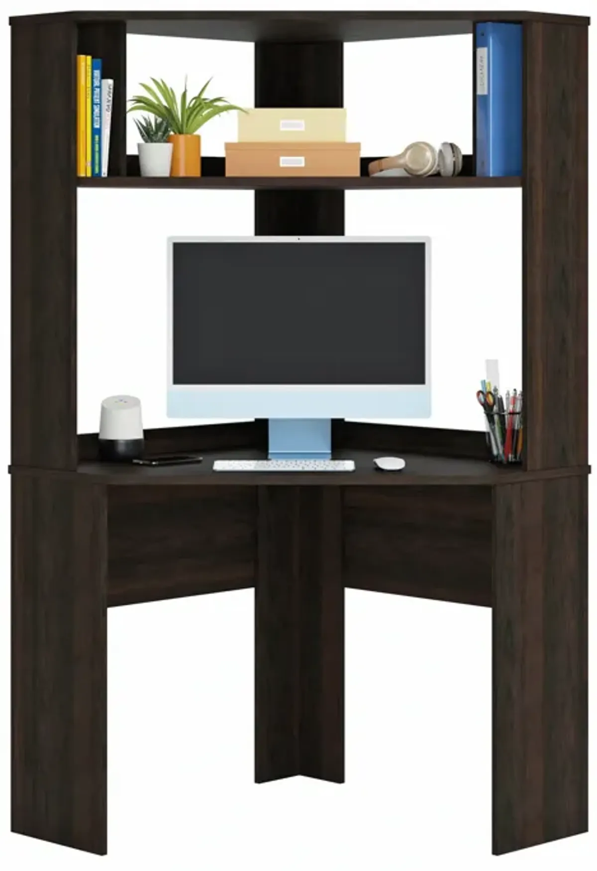 Beginning Corner Desk with Hutch