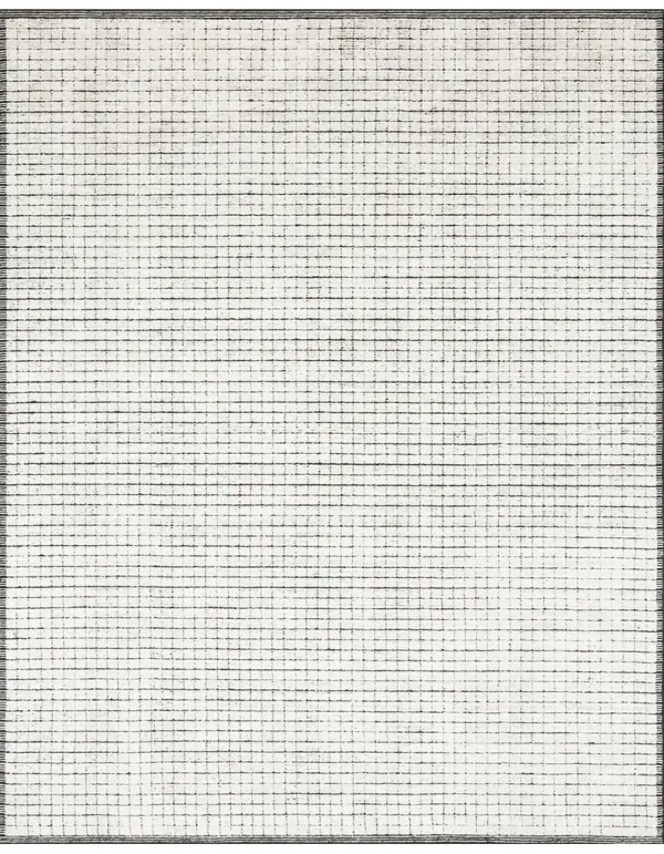 Beverly BEV01 Ivory/Black 8'6" x 11'6" Rug