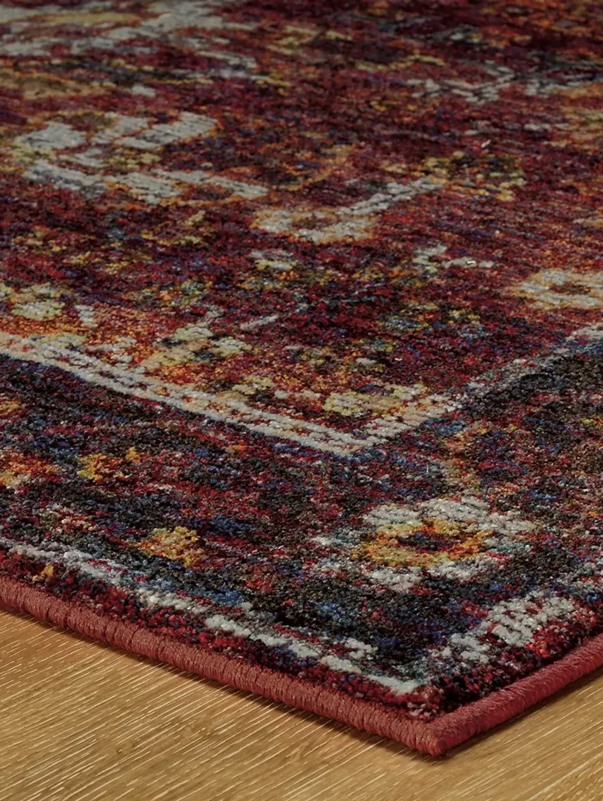 Andorra 2'3" x 8' Red Rug