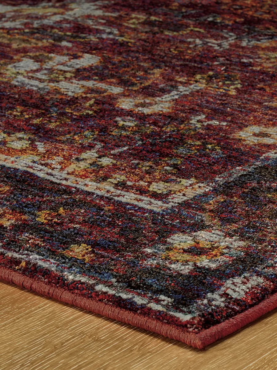 Andorra 2'3" x 8' Red Rug