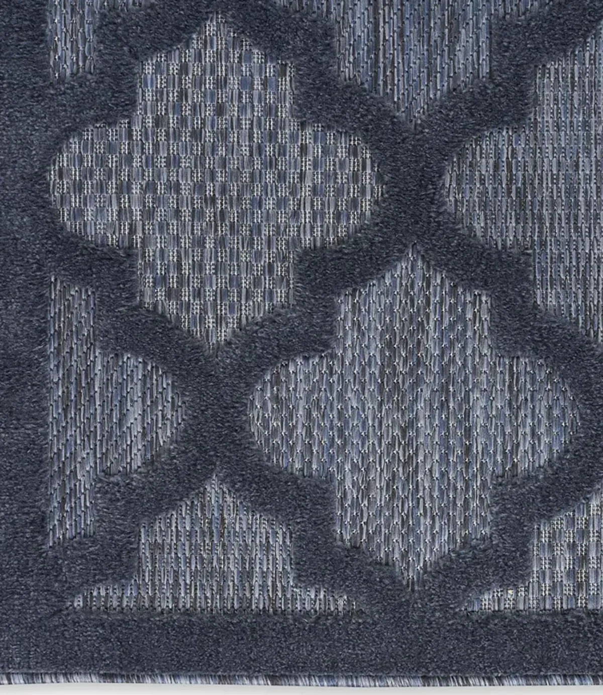 Easy Care NES01 Navy/Blue 2' x 6' Rug