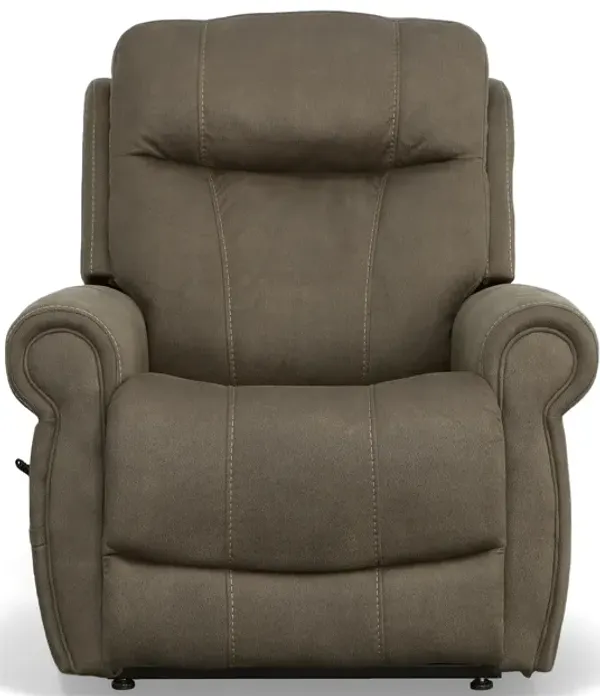 Stewart Mossy Grey Power Lift Recliner