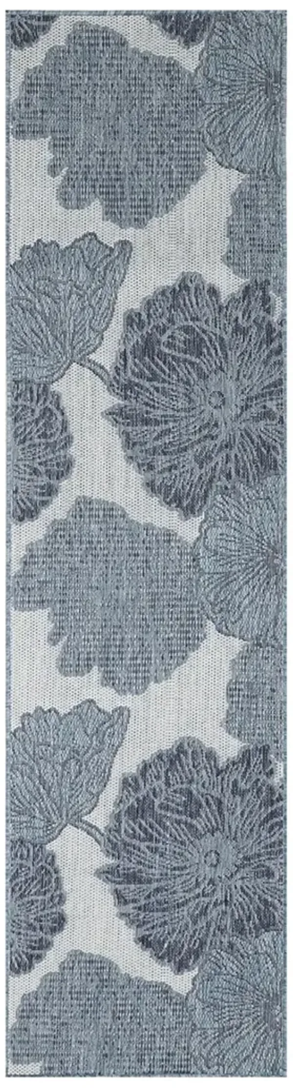 Garden Oasis GOA04 Blue 2' x 8' Rug