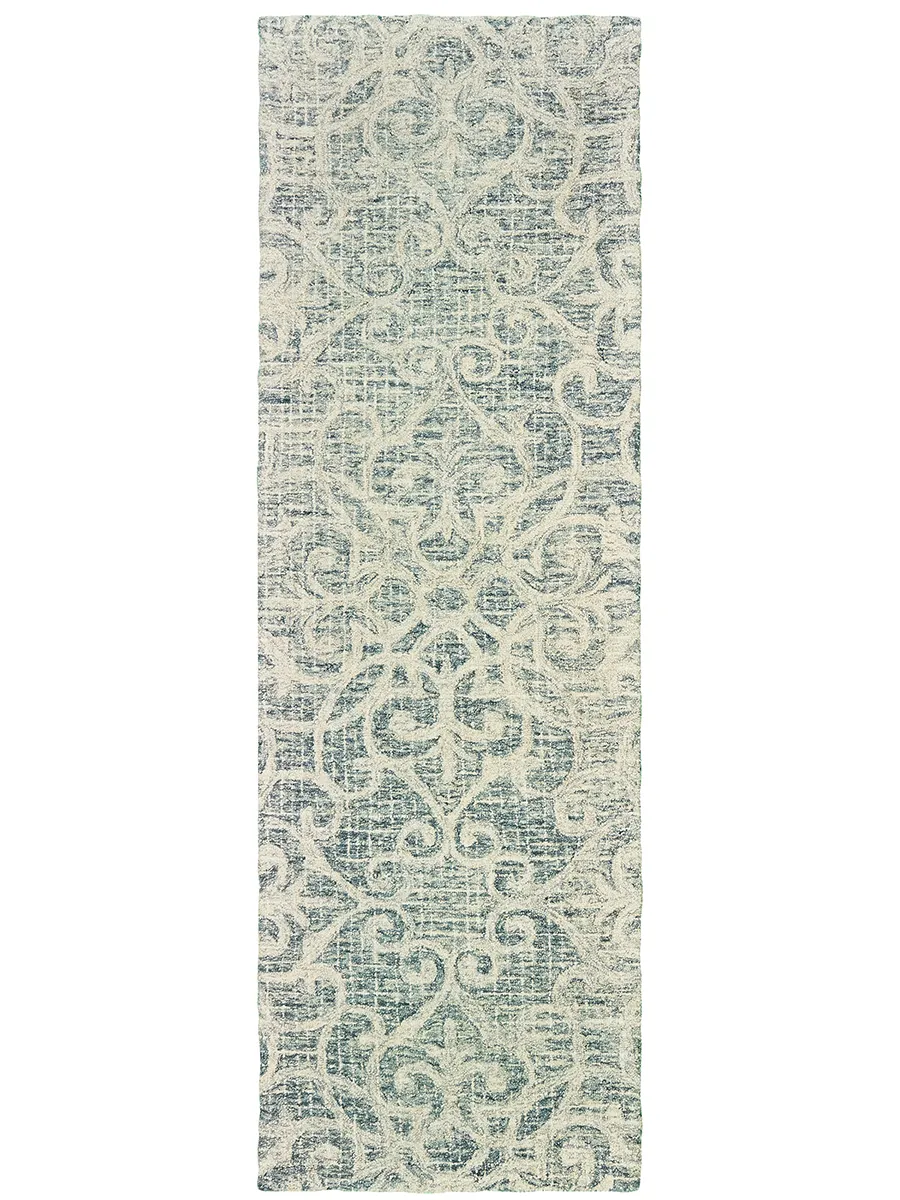 Tallavera 2'6" x 8' Grey Rug