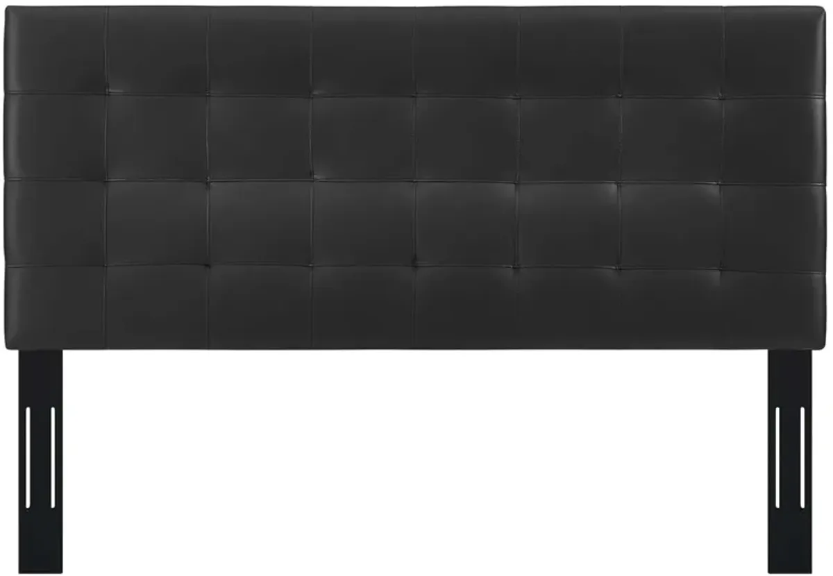 Modway - Paisley Tufted Full / Queen Upholstered Faux Leather Headboard