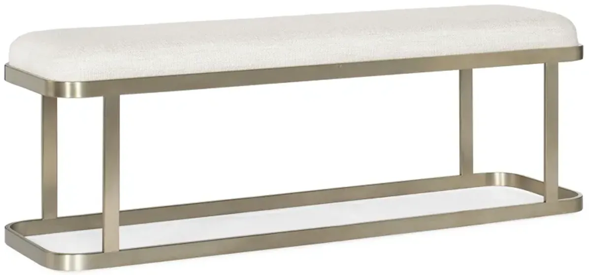 Linville Falls River Branch Upholstered Bench