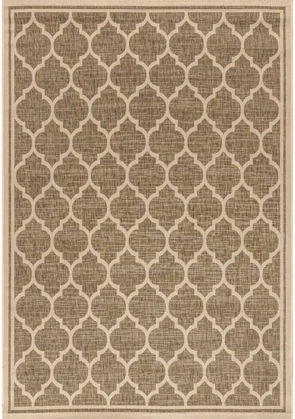 Trebol Moroccan Trellis Textured Weave Indoor/Outdoor Area Rug