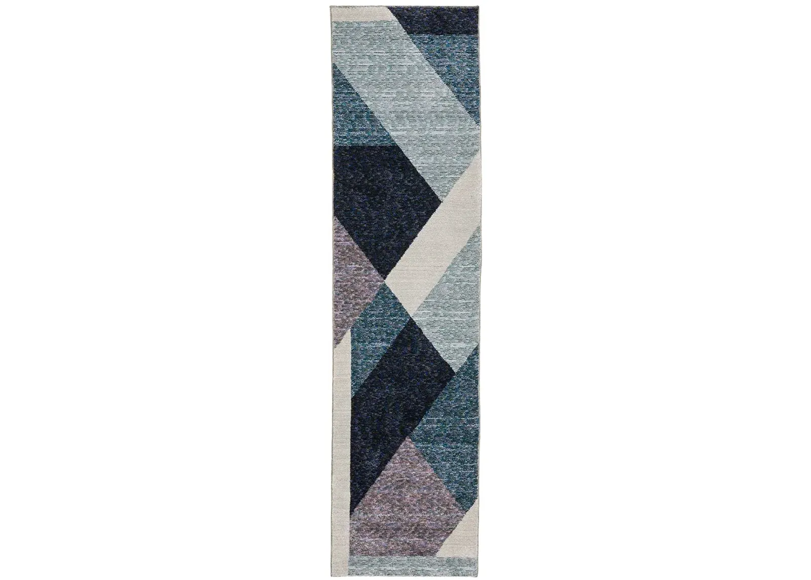 Strada 2'3" x 8' Blue Rug