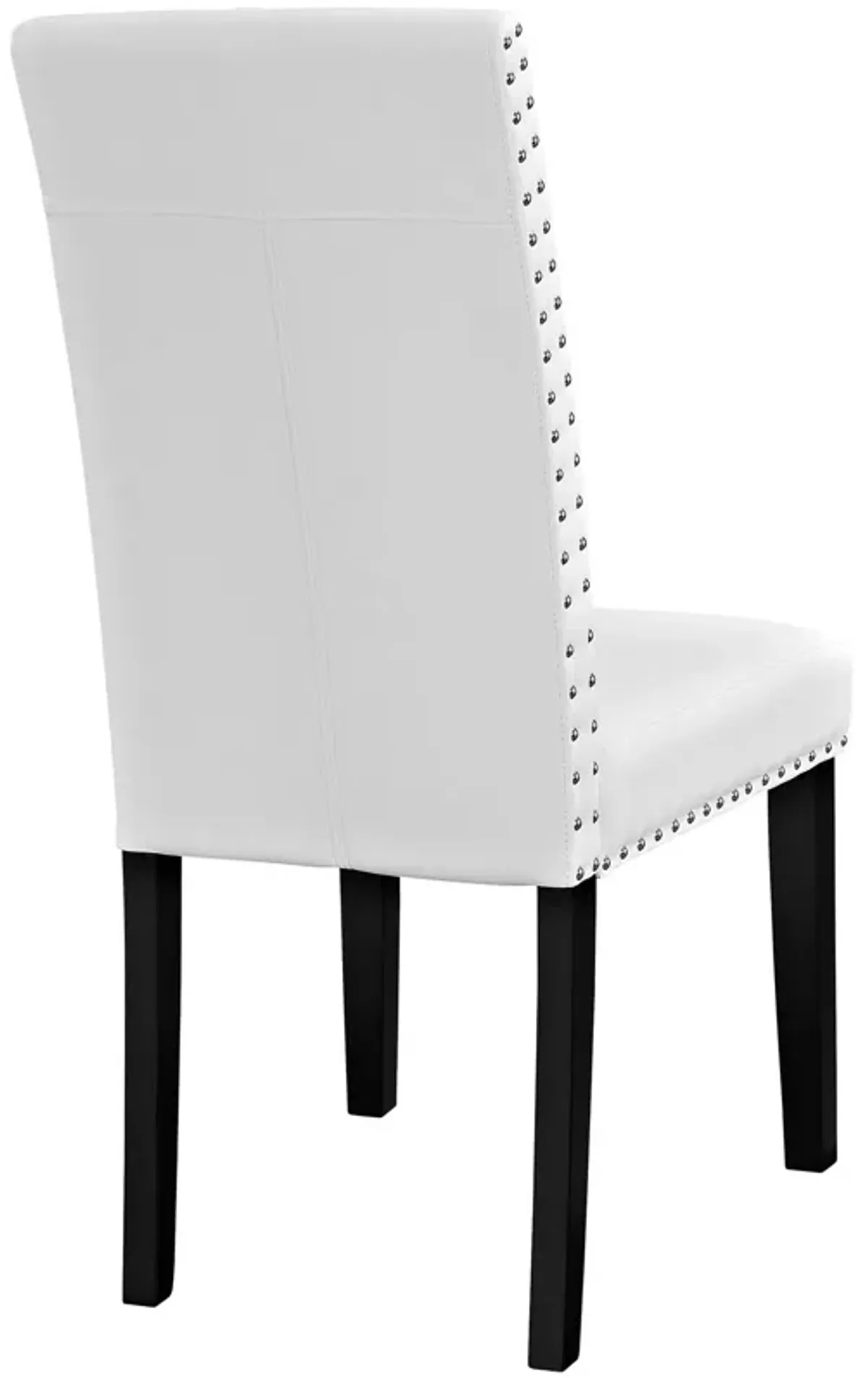 Parcel Dining Vinyl Side Chair-Benzara