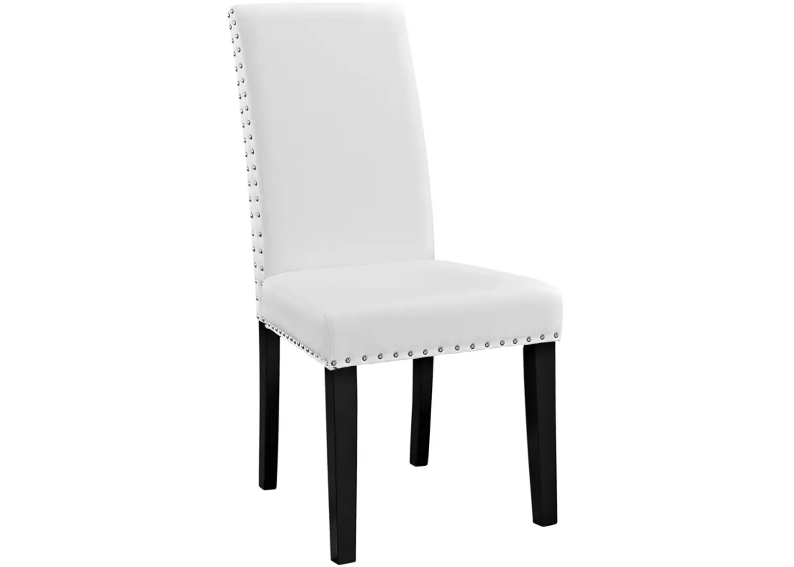 Parcel Dining Vinyl Side Chair-Benzara