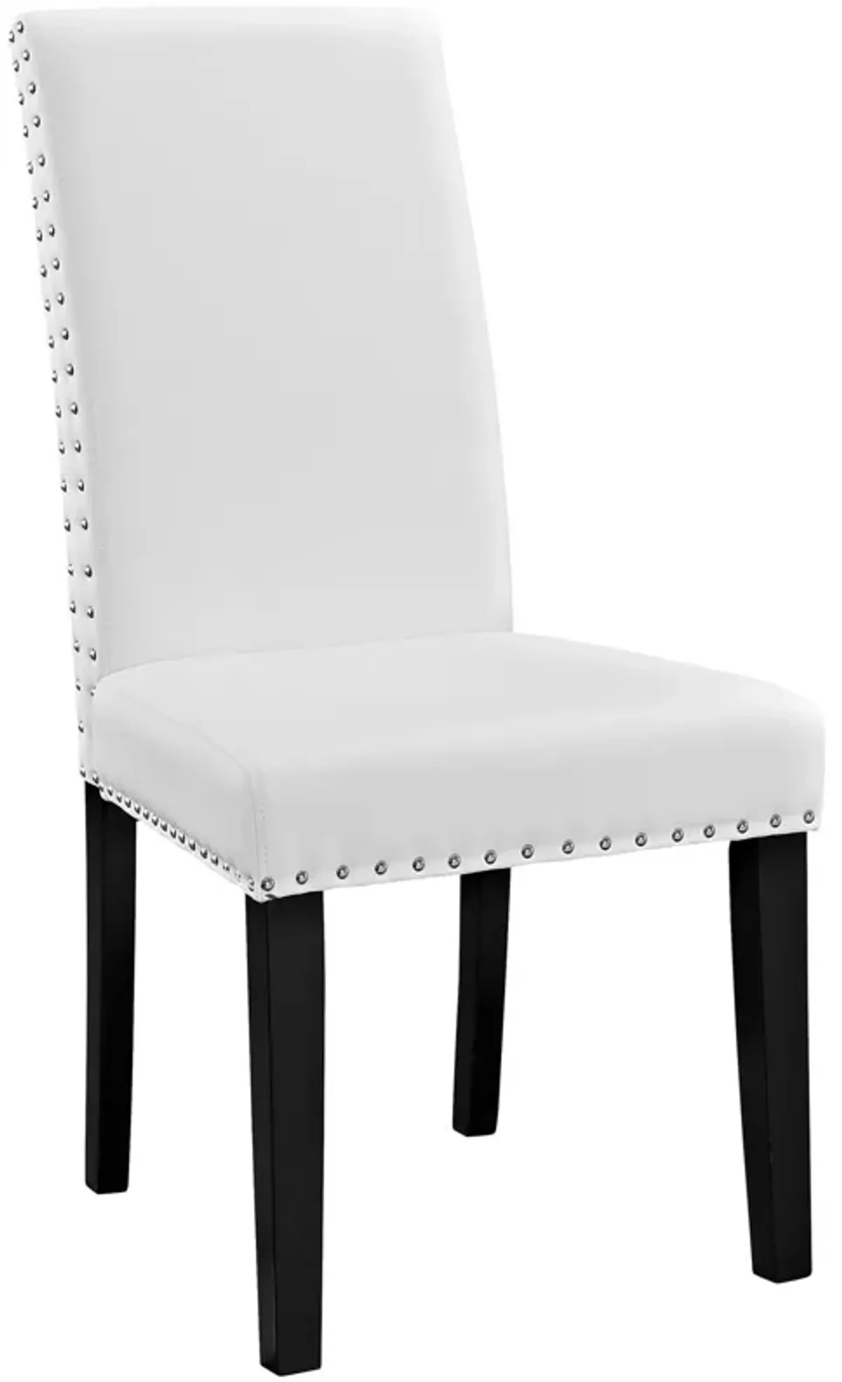 Parcel Dining Vinyl Side Chair-Benzara