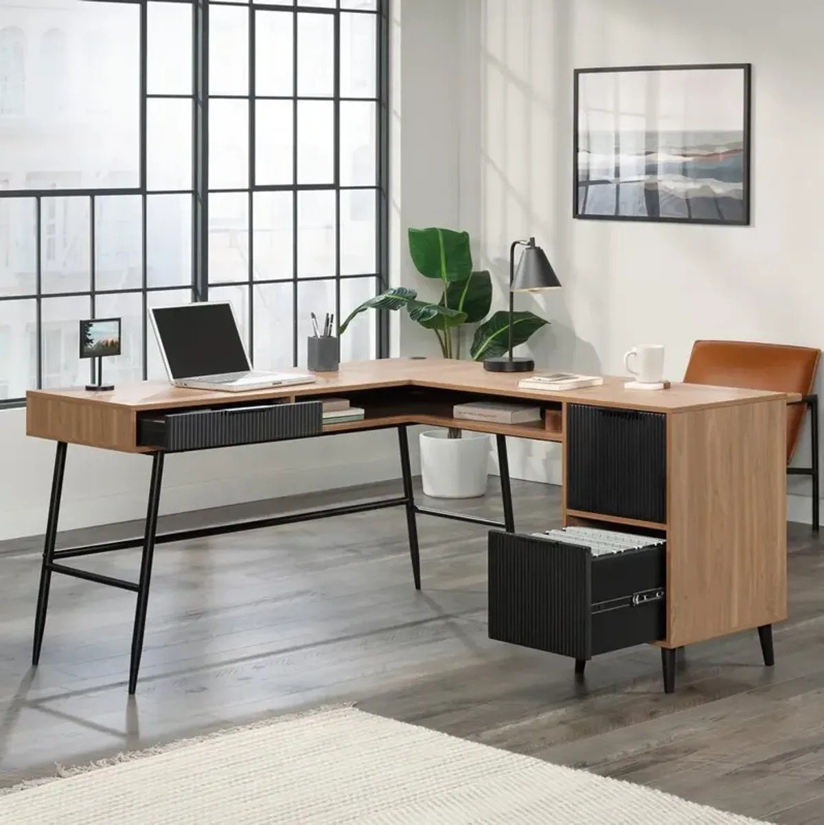 Sauder Ambleside L-Desk Sw