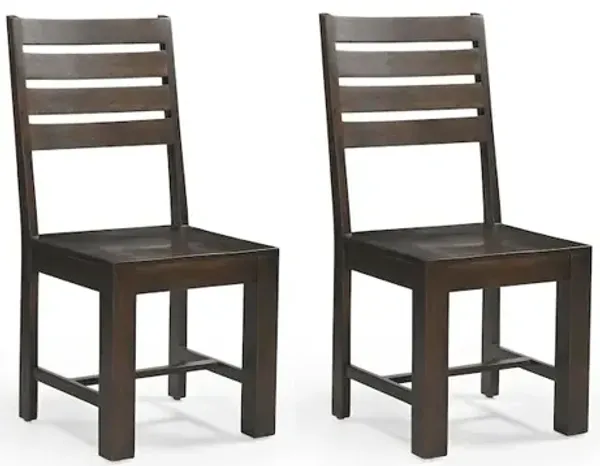 Taran Designs Elyria Solid Wood Dining Chairs (Set of 2)