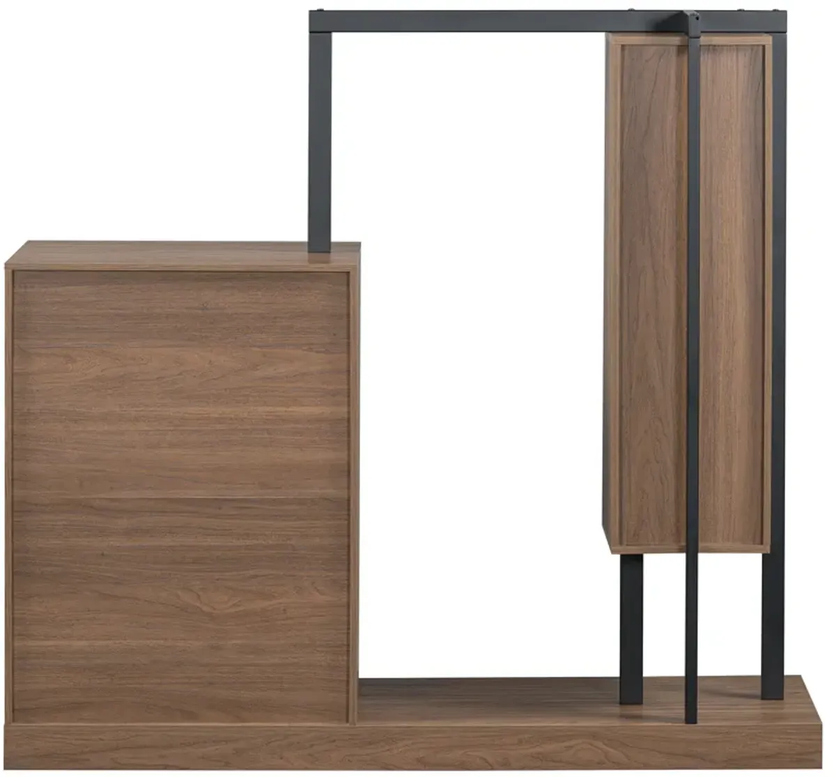 Merax Wardrobe with 4 Drawers and 3 Shelves