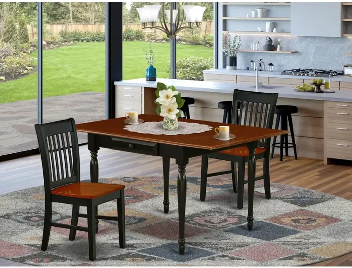 Dining Room Set Black & Cherry