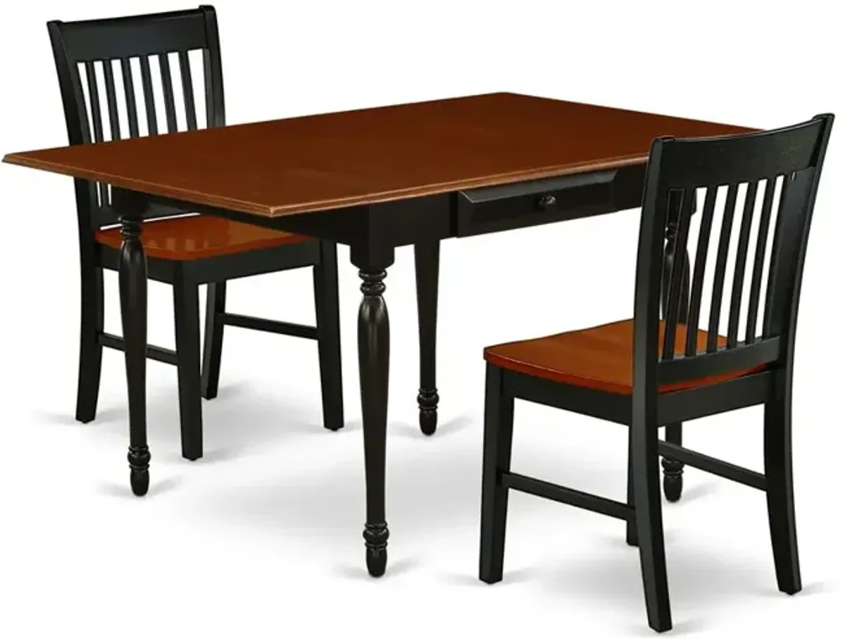 Dining Room Set Black & Cherry