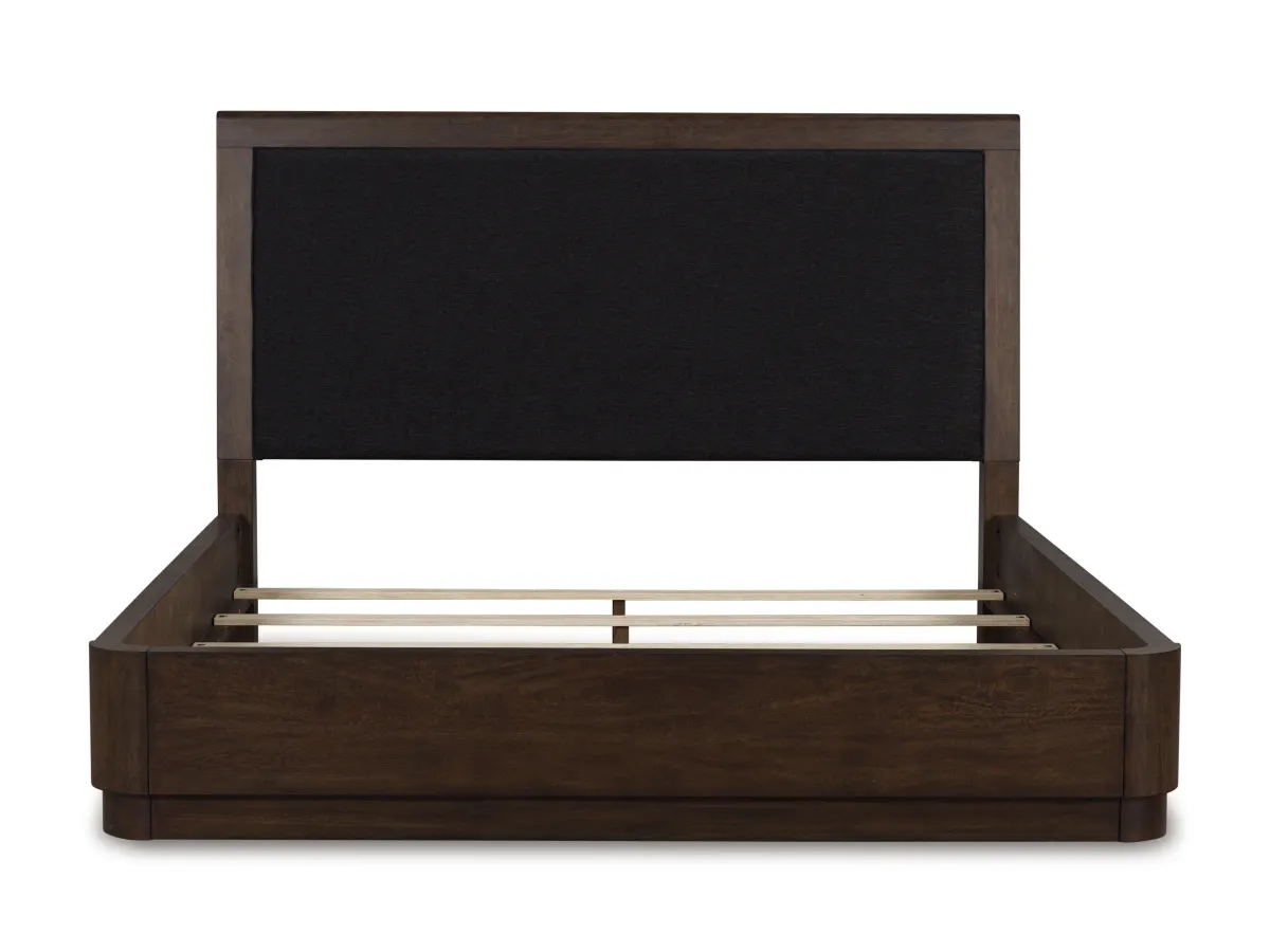 Kendamor King Upholstered Panel Bed