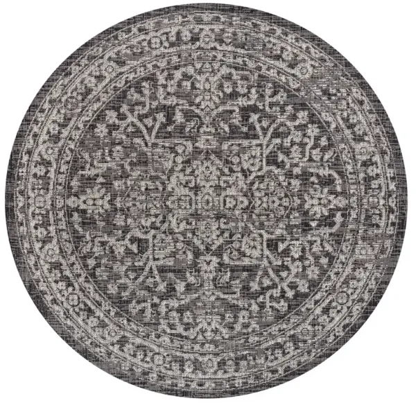 Malta Bohemian Medallion Textured Weave Octagon Indoor/Outdoor Area Rug